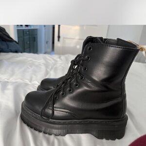 Dr. Martens Black Combat Boots